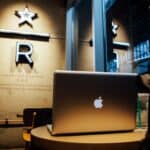 silver Apple MacBook